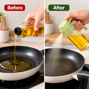 2-in-1 Glass Oil Dispenser & Sprayer 470ml